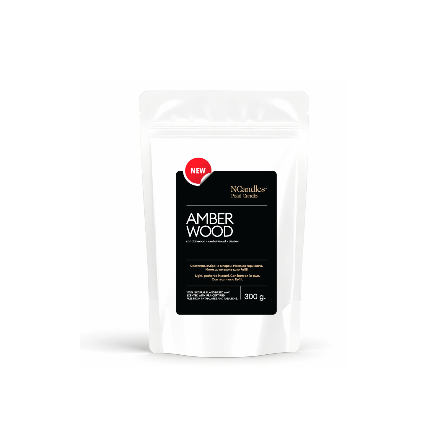 AMBERWOOD ALLURE PEARL CANDLE | REFILL - 300G