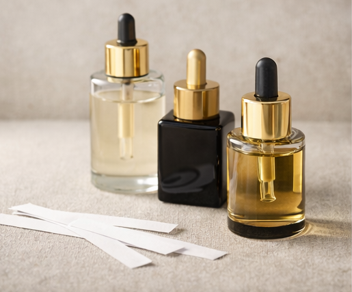 Fragrance compositions prepared under controlled conditions for NCandles candles
